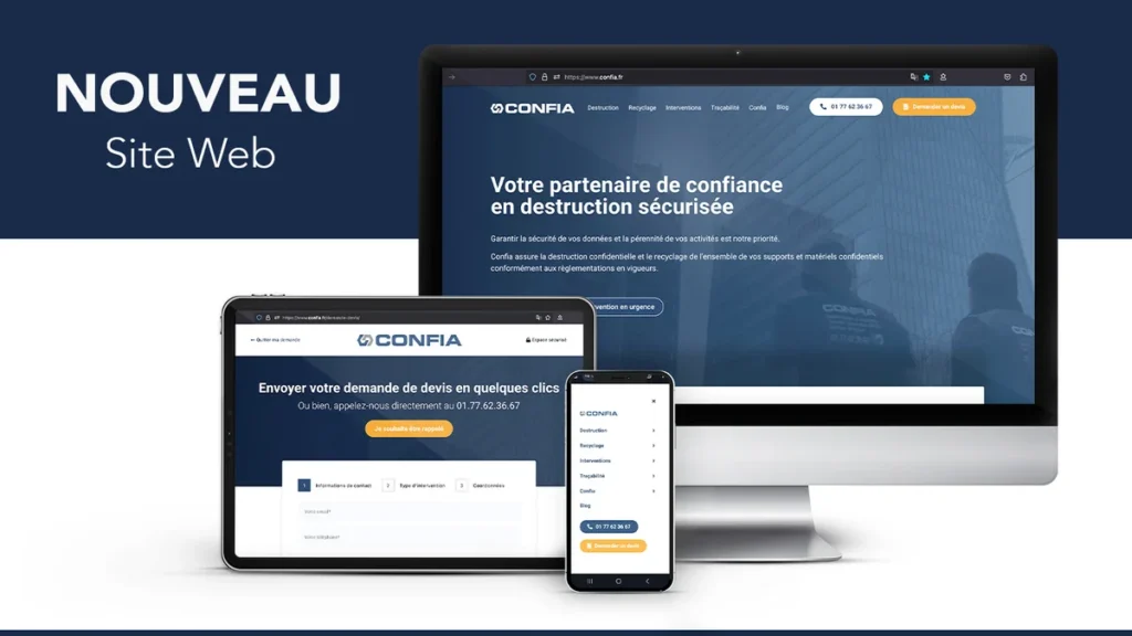 nouveau site confia